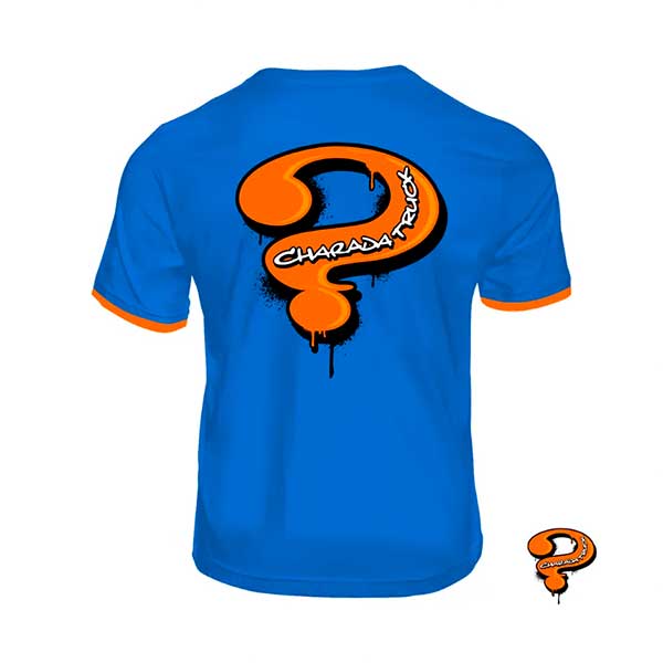 polera charada truck azul polera charada truck azul