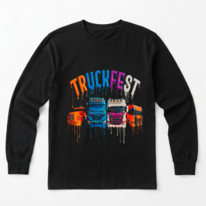 polera truckfest camiones derretido