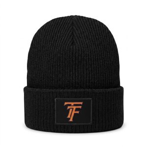 gorro de lana negro tf since 2023