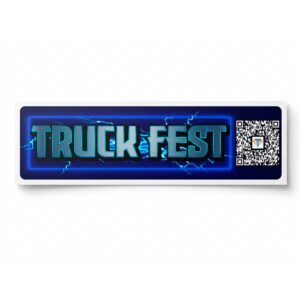 adhesivo truckfest largo 17x5